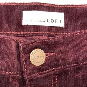 LOFT Modern Boot Corduroy Pants